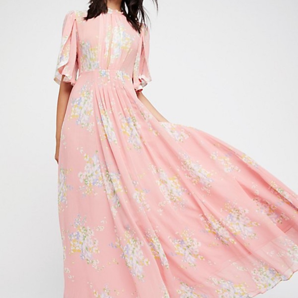 very rare Wildflowers Timo x Free People maxi dress size medium. Worn once